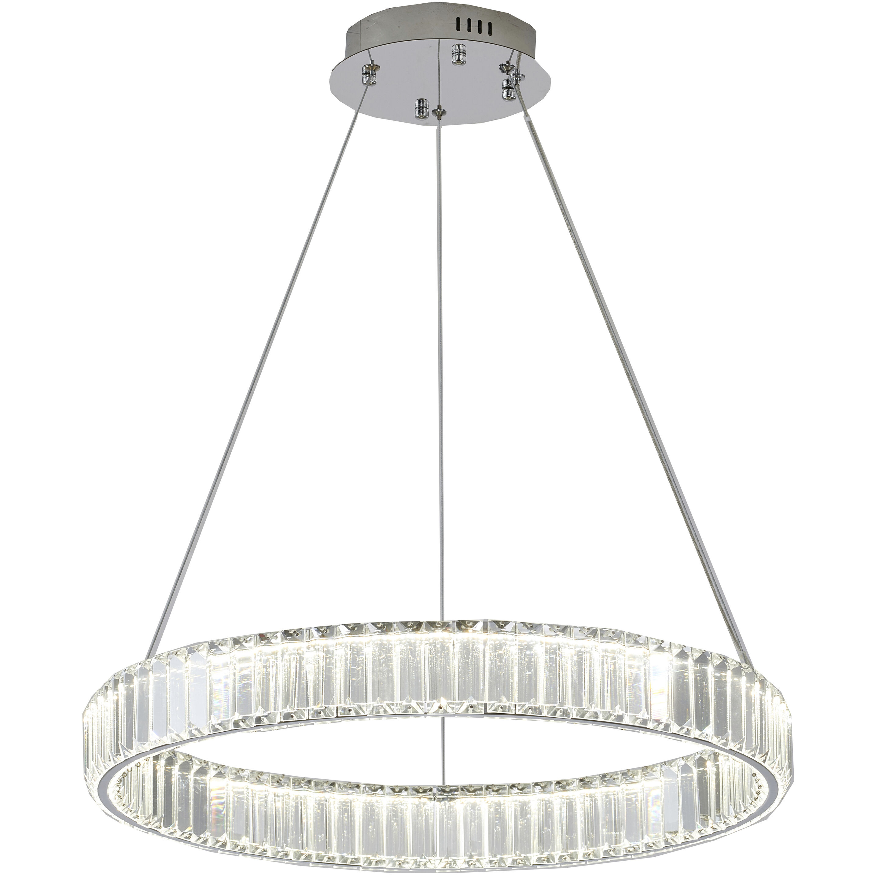 Canada LED 24 inch Chrome Chandelier Ceiling Light